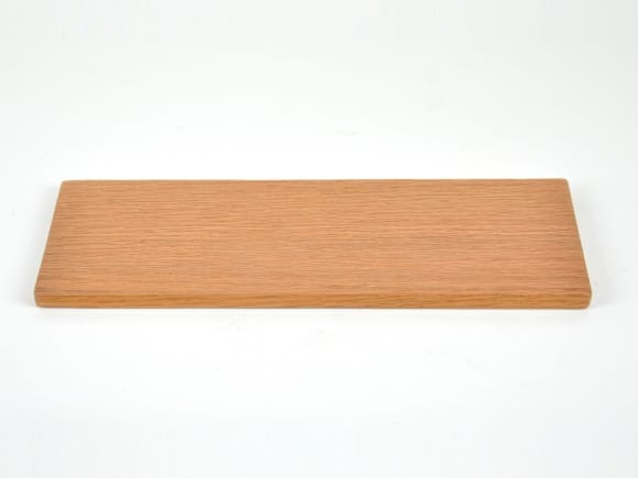 盆栽花台 レッドオーク 長方形 薄型 7号 幅22cm×奥行10cm×高さ1cmを