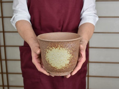 ビードロ吹 5号 エビネ鉢 幅16.5cm×高13.5cm