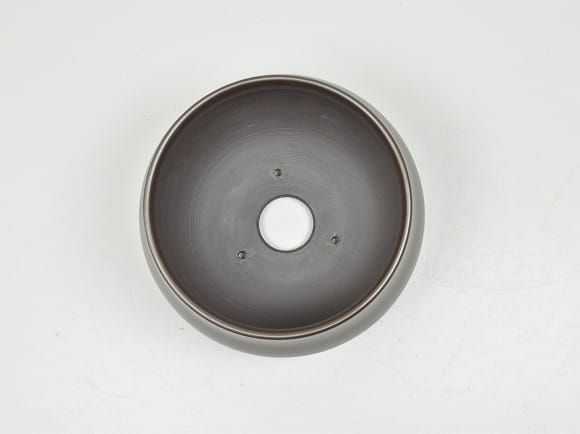 潮 3.5号 紫泥 幅10.5cm×高7.5