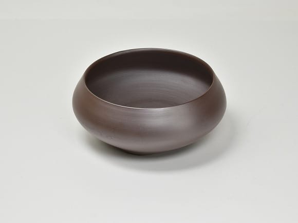 潮 4.5号 紫泥 幅13.5cm×高7cm