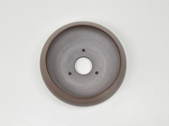 潮 4.5号 紫泥 幅13.5cm×高7cm