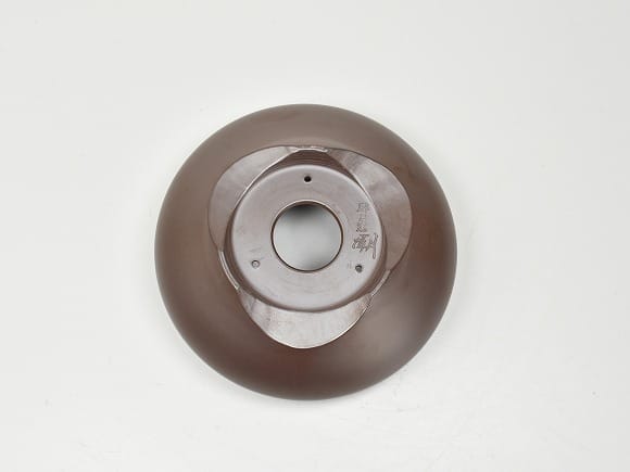 潮 4.5号 紫泥 幅13.5cm×高7cm