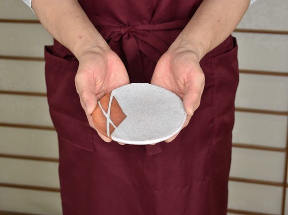 白掛敷物　丸平 4号　幅13cm×高1cm