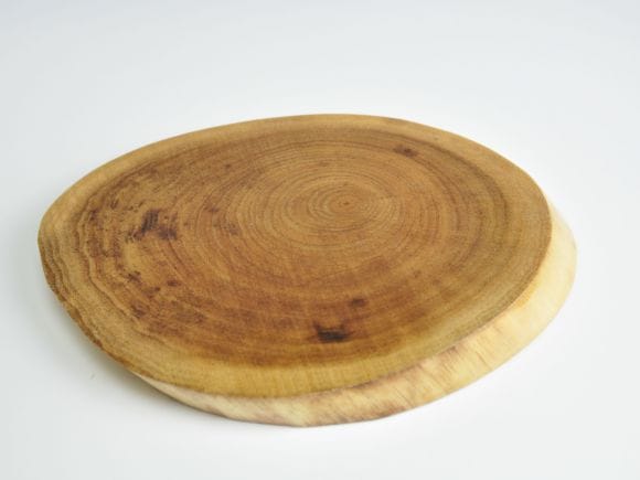 盆栽花台 ネムの木 楕円小 横約15～16cm×縦約13～14cm×高さ約1～1.5cm