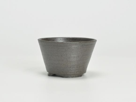 作家鉢　3号　切立黒　伊藤光伸作　幅8.5cm×高さ5cm