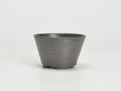 作家鉢　3号　切立黒　伊藤光伸作　幅8.5cm×高さ5cm