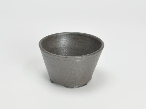 作家鉢　3号　切立黒　伊藤光伸作　幅8.5cm×高さ5cm