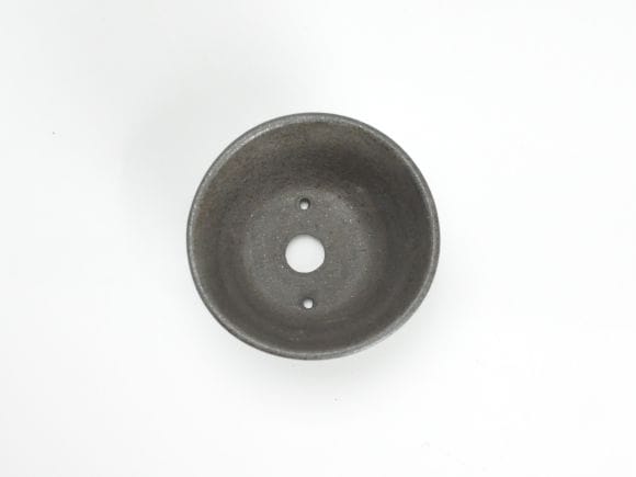 作家鉢　3号　切立黒　伊藤光伸作　幅8.5cm×高さ5cm