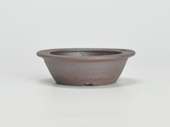 作家鉢　3号　フチ広中深鉢　伊藤光伸作　幅11.2cm×高さ3.5cm