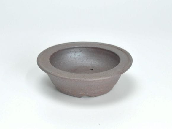 作家鉢　3号　フチ広中深鉢　伊藤光伸作　幅11.2cm×高さ3.5cm