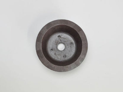 作家鉢　3.5号　フチ櫛目中深鉢　伊藤光伸作　　幅12cm×高さ5cm