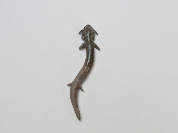 作家 添景　どじょう　大　伊藤光伸作 　全長11cm×幅3cm×高さ2.2cm