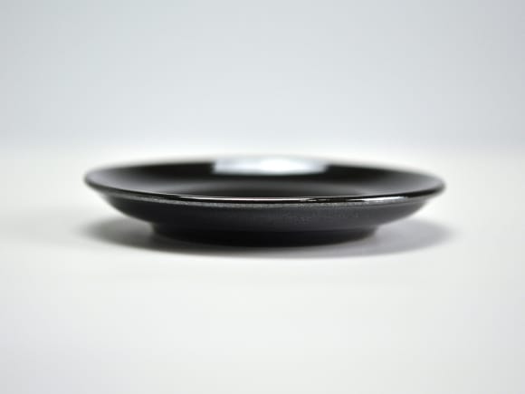 天目4号 丸受け皿 鉢幅約12cm×高さ約1～2cm
