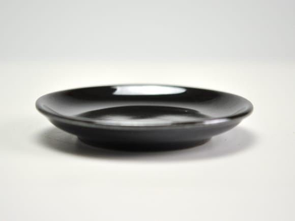 天目4号 丸受け皿 鉢幅約12cm×高さ約1～2cm