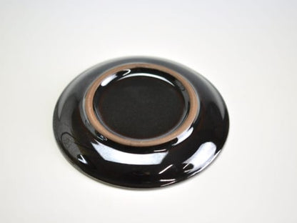 天目4号 丸受け皿 鉢幅約12cm×高さ約1～2cm