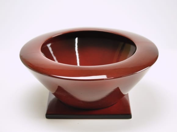 あすかニューレッド L 穴有り【受け皿なし】 9号 幅29cm(内寸20cm)×高さ11cm/底幅13cm(内寸11cm)