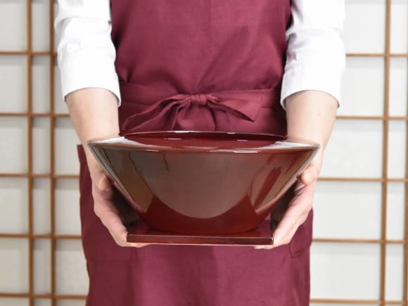 あすかニューレッド L 穴有り【受け皿なし】 9号 幅29cm(内寸20cm)×高さ11cm/底幅13cm(内寸11cm)