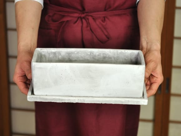 マルモレク L【受け皿付き】9号 幅27cm×奥行10cm×高さ9cm