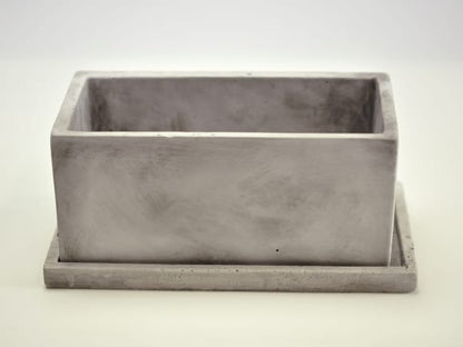 マルモレク S【受け皿付き】7号 幅20cm×奥行10cm×高さ9cm