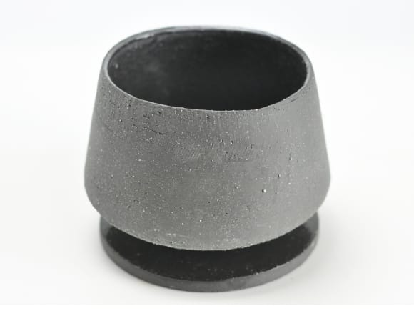 イオニアラウンド グレイL【受け皿付き】幅約16cm×奥行約15cm×高さ約11.5cm/内寸幅約12cm×奥行約11cm×高さ約10cm
