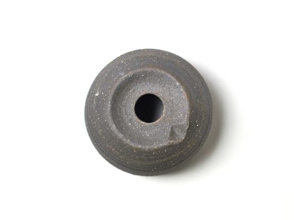 銀灰 和モダン丸鉢 3号 幅約8.5cm×高さ約7.7cm