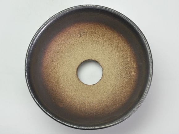 銀彩 足付 8号 幅19cm×高9.5cm