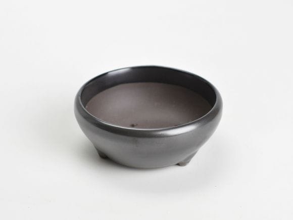 豆盆栽鉢　希少時代　陶翠　彩交趾黒泥丸豆鉢3個セット 楽天市場】盆栽鉢 陶翠 陶翠筆 4点セット 小型 長辺 約11.8cm 丸鉢