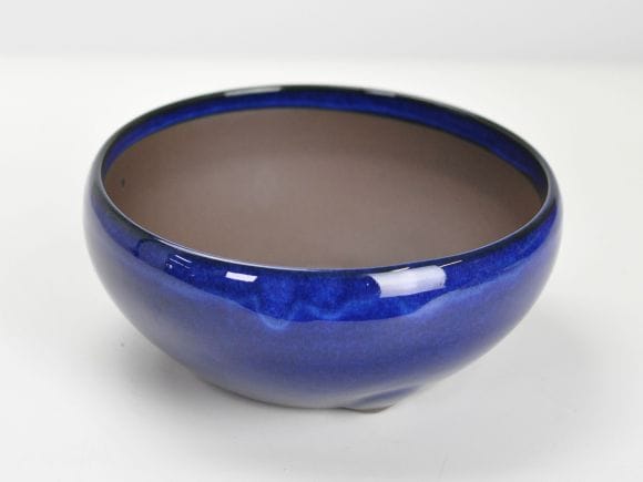 瀬戸焼 盆栽鉢生子鉄鉢6号を販売｜盆栽妙 – 盆栽妙 本店