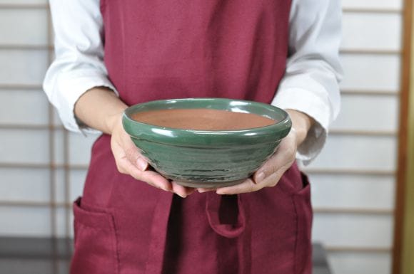 【萬古焼】オリベ5.5号 丸山草
