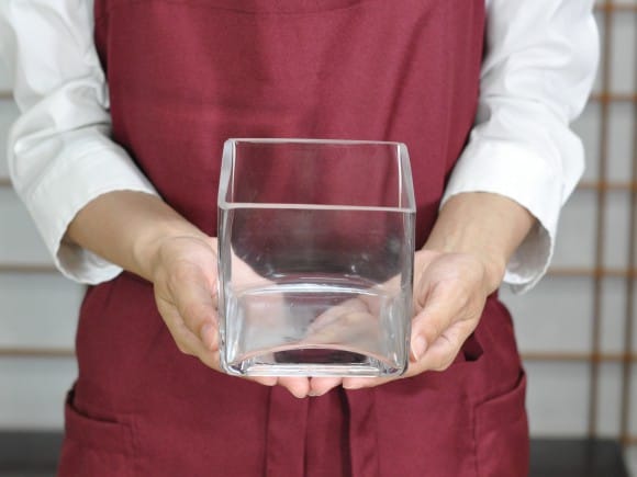 ガラスベース スクエア中を販売｜盆栽妙 – 盆栽妙 本店