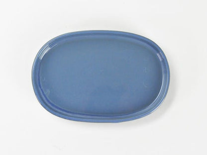 瀬戸焼キンヨー5号小判水石 幅15.8cm×奥行き10.5cm×高さ1.7cm
