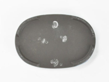 瀬戸焼キンヨー5号小判水石 幅15.8cm×奥行き10.5cm×高さ1.7cm
