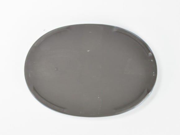 瀬戸焼キンヨー9号小判水石 幅28.5cm×奥行き20cm×高さ2cm