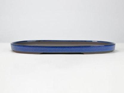 瀬戸焼生子13号小判水石(穴ナシ) 幅41cm×奥行き28cm×高さ3cm