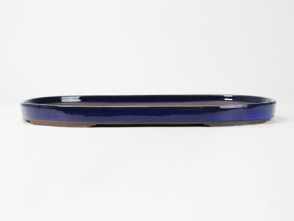 瀬戸焼生子15号小判水石(穴ナシ) 幅47.9cm×奥行き32cm×高さ3.3cm
