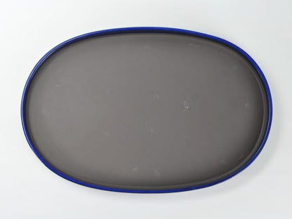 瀬戸焼生子15号小判水石(穴ナシ) 幅47.9cm×奥行き32cm×高さ3.3cm