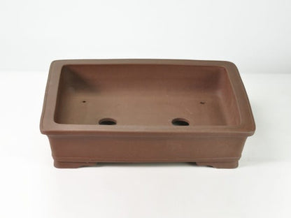 鳥泥長方中浅 盆栽鉢 15号  鉢幅45cm×奥行き36cm×高さ10.5cm