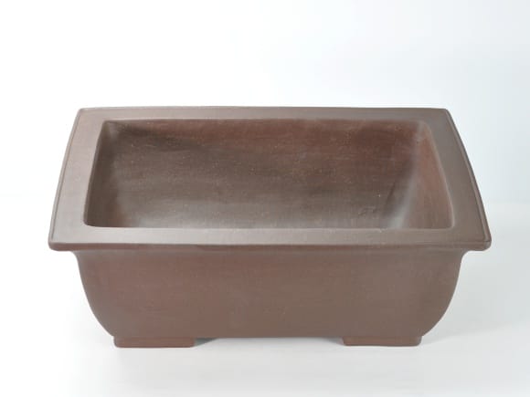 紫泥長方中深 盆栽鉢20号  鉢幅60cm×奥行き43cm×高さ22cm