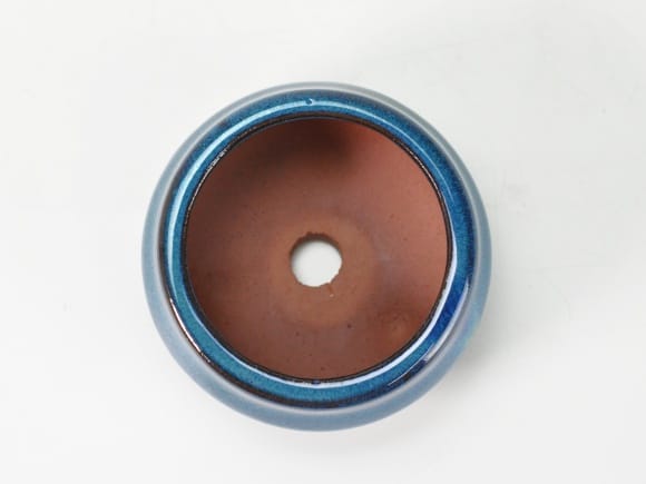 露草小鉢 袋型 盆栽鉢 青 3号 鉢幅9cm×高さ5cmを販売｜盆栽妙 – 盆栽妙