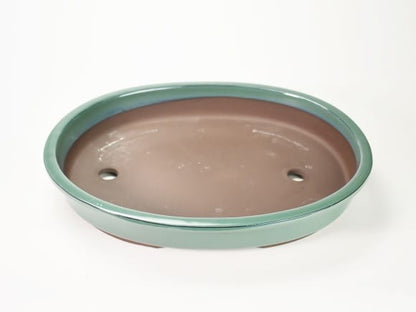 瀬戸焼 オリベオカメ小判 12号 幅37cm×高さ6cm