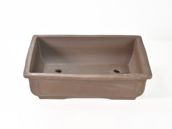 常滑焼 ウ泥長角マド入 14号 幅44.5cm×高さ11.5cm