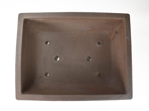 万古焼 ウ泥長角マド入 19号 幅59cm×高さ17.5cm