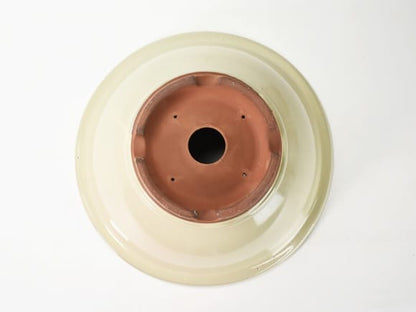 万古焼 クリームスリ鉢 11号 幅34.5cm×高さ14cm