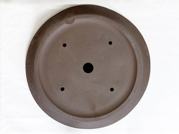 烏泥円形鉢 盆栽鉢 23号 鉢幅70cm×高さ23cm