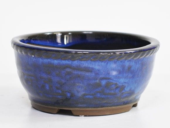 常滑焼 なまこ太鼓鉢 【盆栽鉢】【4号】【常滑焼】を販売