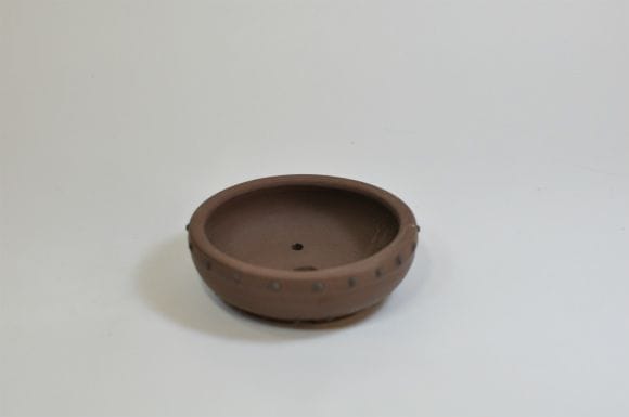 とこなめ太鼓鉢　【盆栽鉢】【4号】【常滑焼】