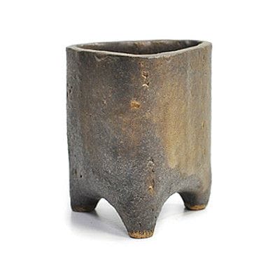 黒かま三角切立鉢 【信楽焼】